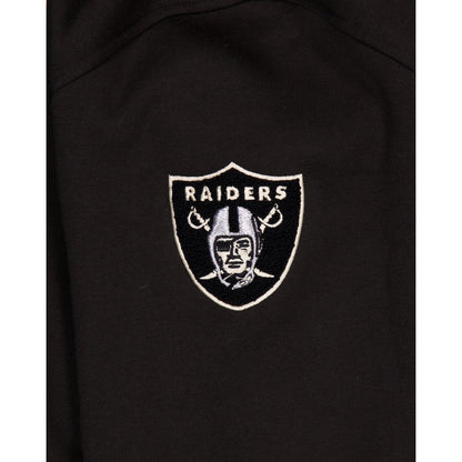 Las Vegas Raiders Throwback Boucle Black Crewneck