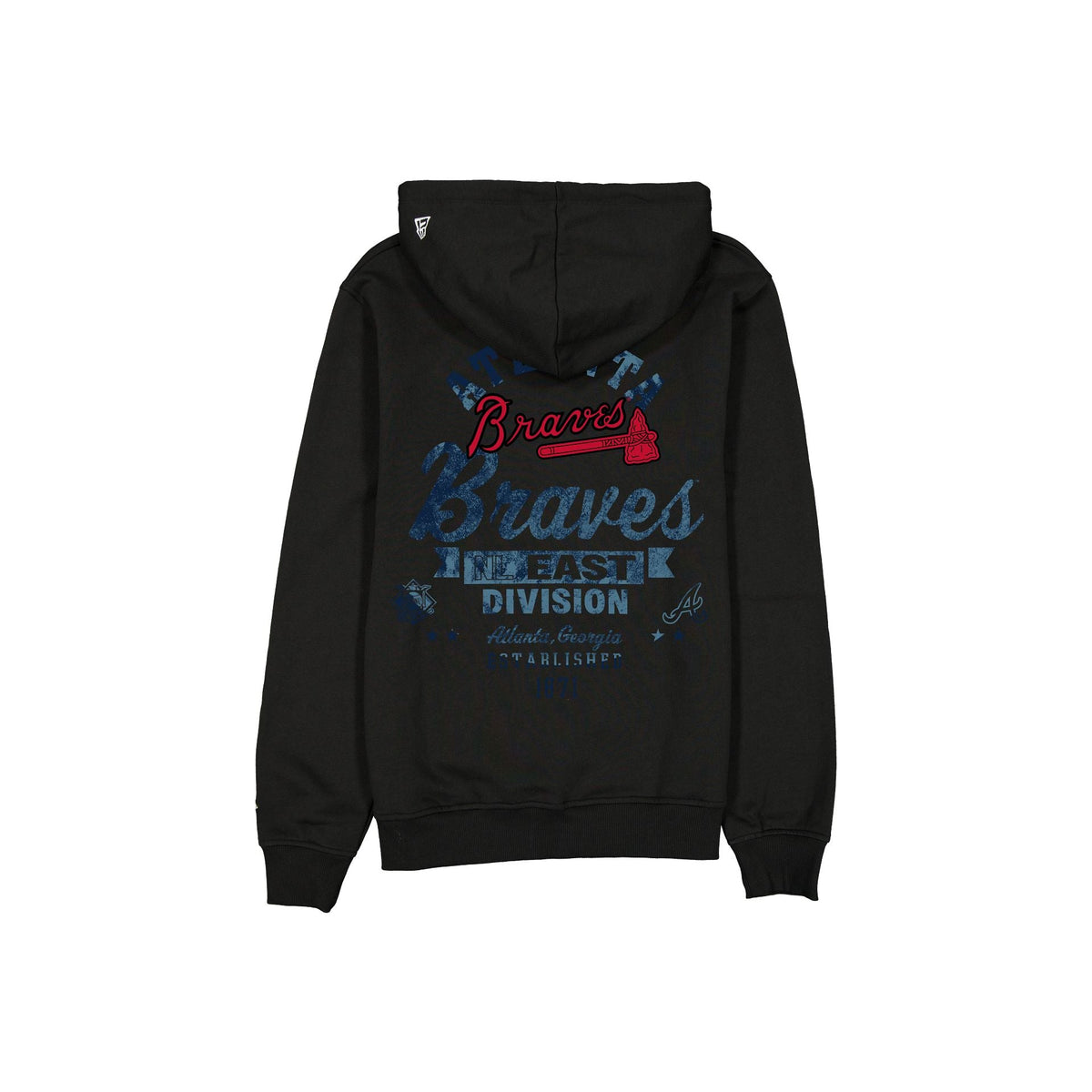 Atlanta Braves Core Black Hoodie