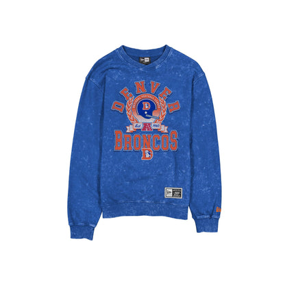 Denver Broncos Throwback Laurel Crewneck