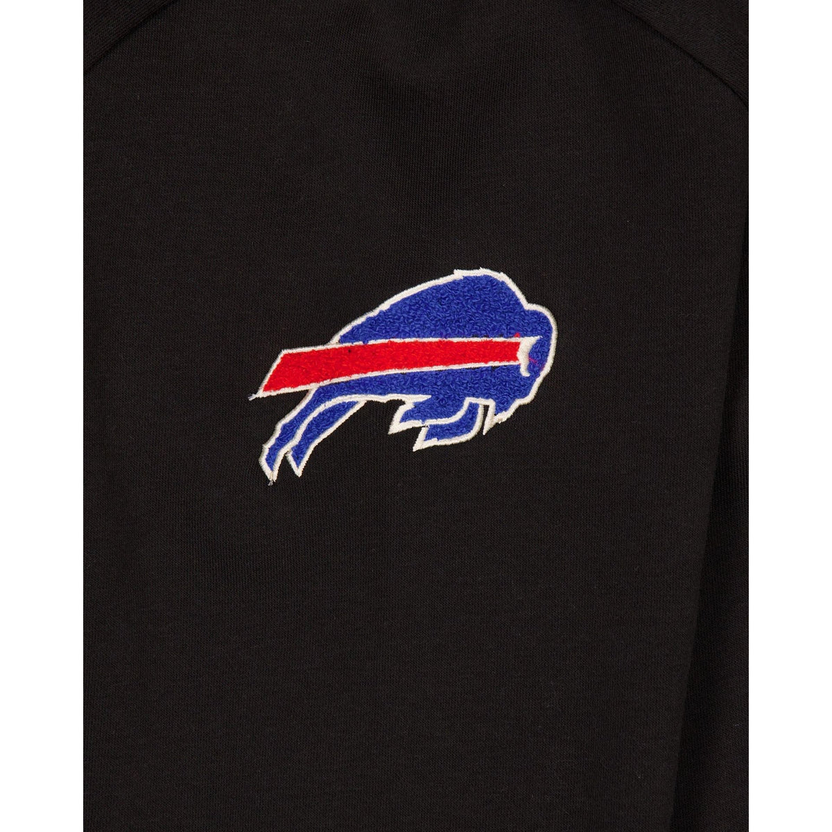 Buffalo Bills Throwback Boucle Black Crewneck