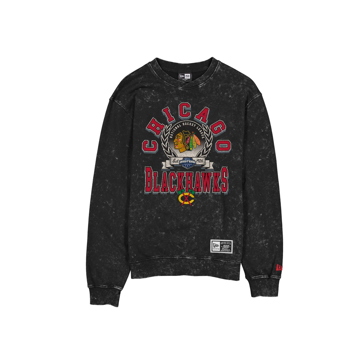Chicago Blackhawks Throwback Laurel Crewneck