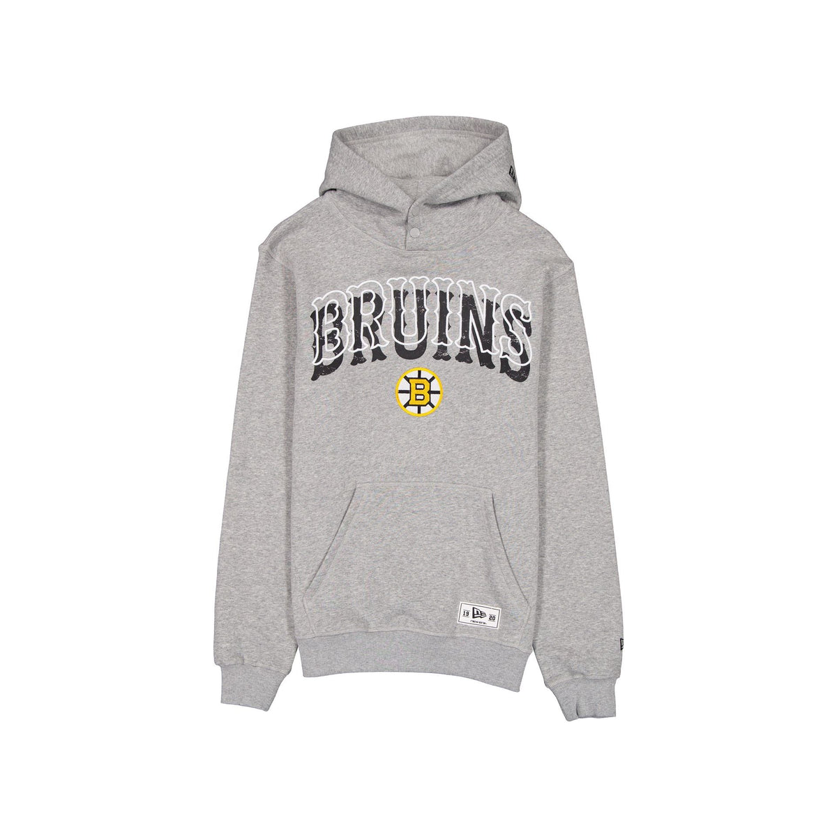 Boston Bruins Heather Gray Varsity Hoodie