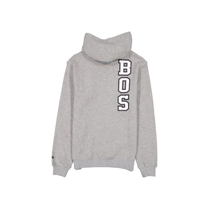 Boston Bruins Heather Gray Varsity Hoodie
