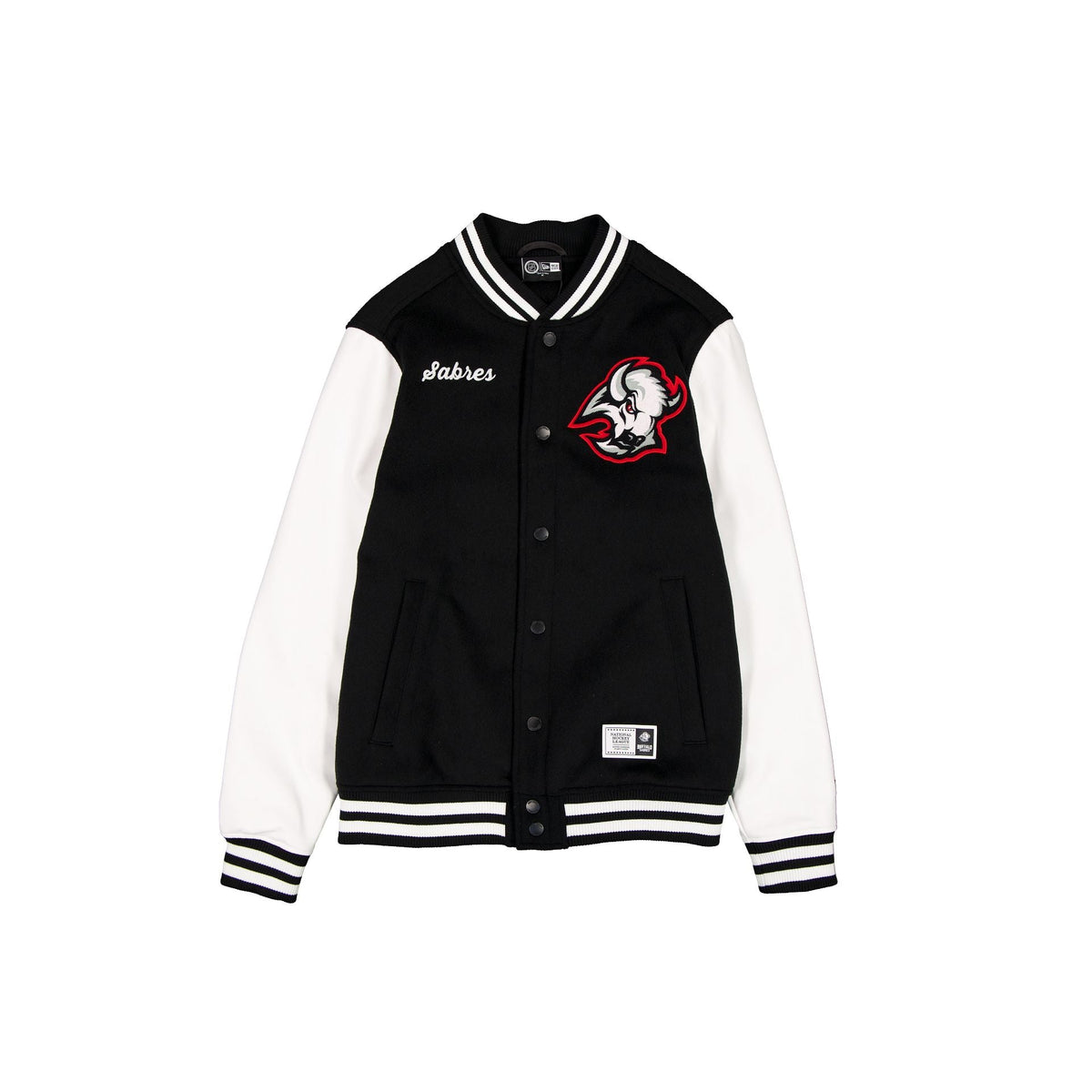 Buffalo Sabres Black & White Varsity Jacket