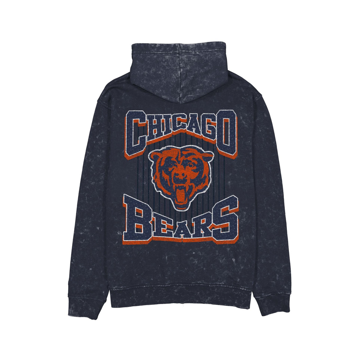 Chicago Bears Washed Graphic Full-Zip Hoodie