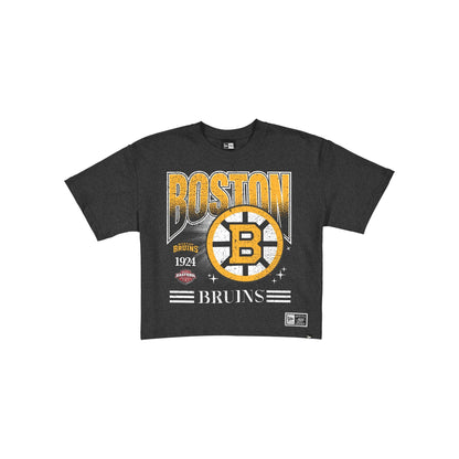 Boston Bruins Women's Throwback Cropped Graphic T-Shirt