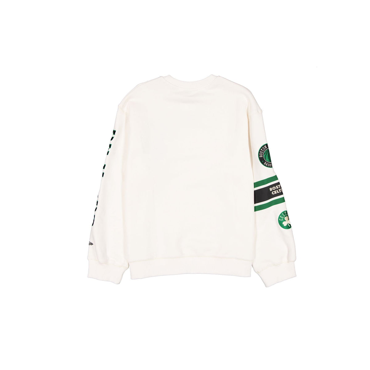 Boston Celtics Women's Chrome White Varsity Crewneck