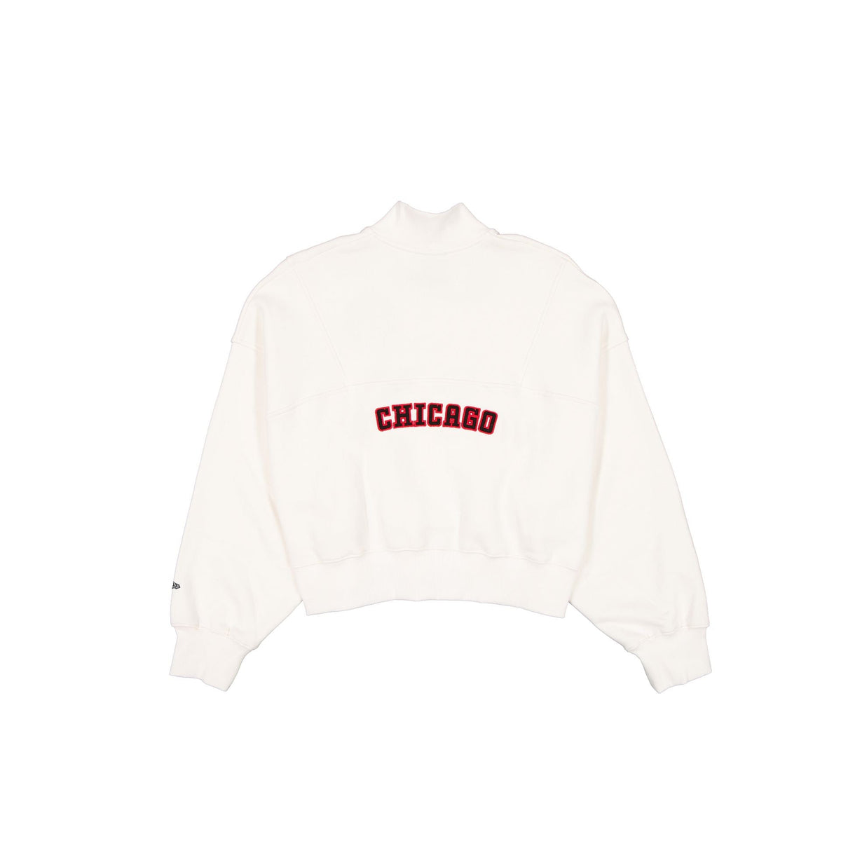 Chicago Blackhawks Women's Chrome White Quarter Zip