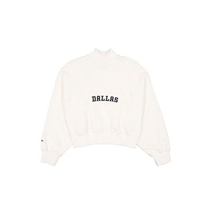 Dallas Cowboys Women's Chrome White Quarter Zip
