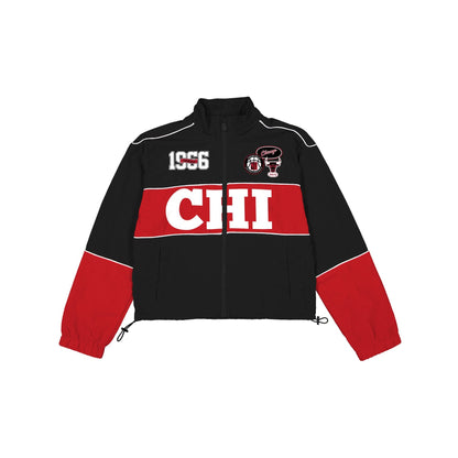 Chicago Bulls Women's Cropped Windbreaker