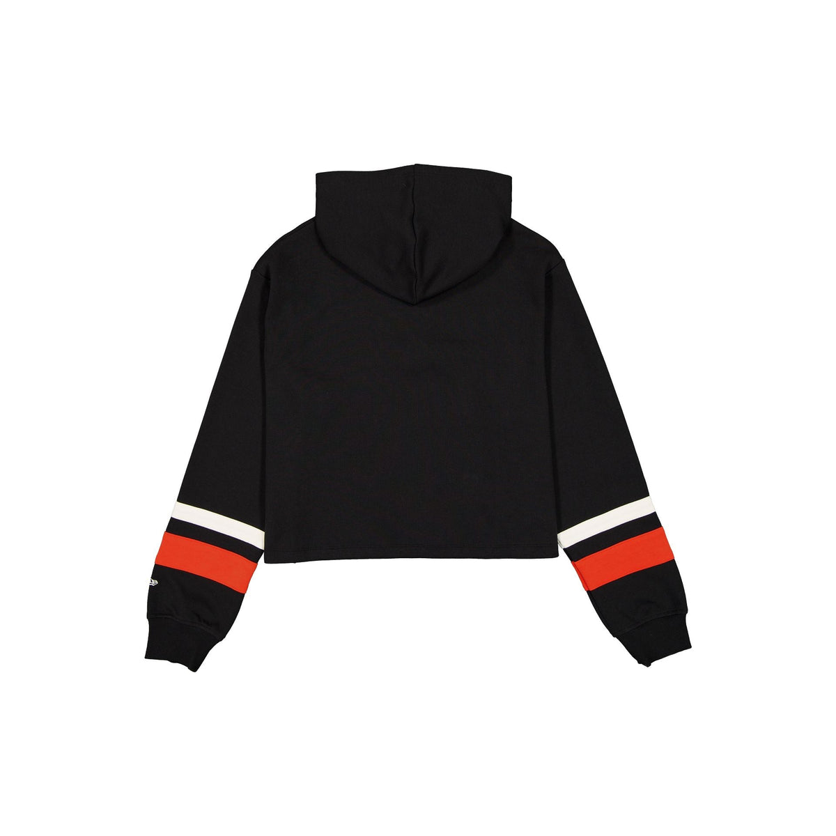 Anaheim Ducks Women's Throwback Cropped Tie Hoodie