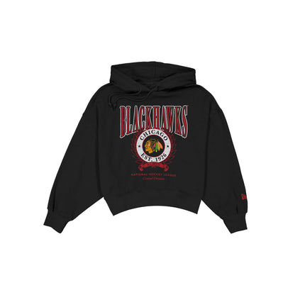 Chicago Blackhawks Women's Boxy Laurel Hoodie