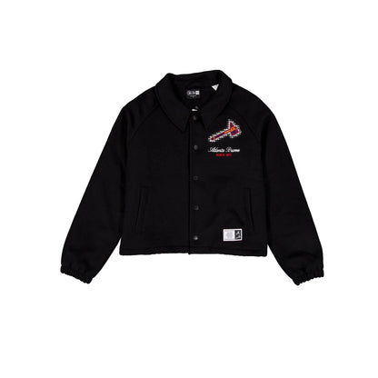 Atlanta Braves Women's Cropped Wool Jacket