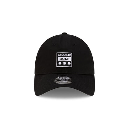 New Era Cap x Lacoste Ball Black 9TWENTY Adjustable Hat