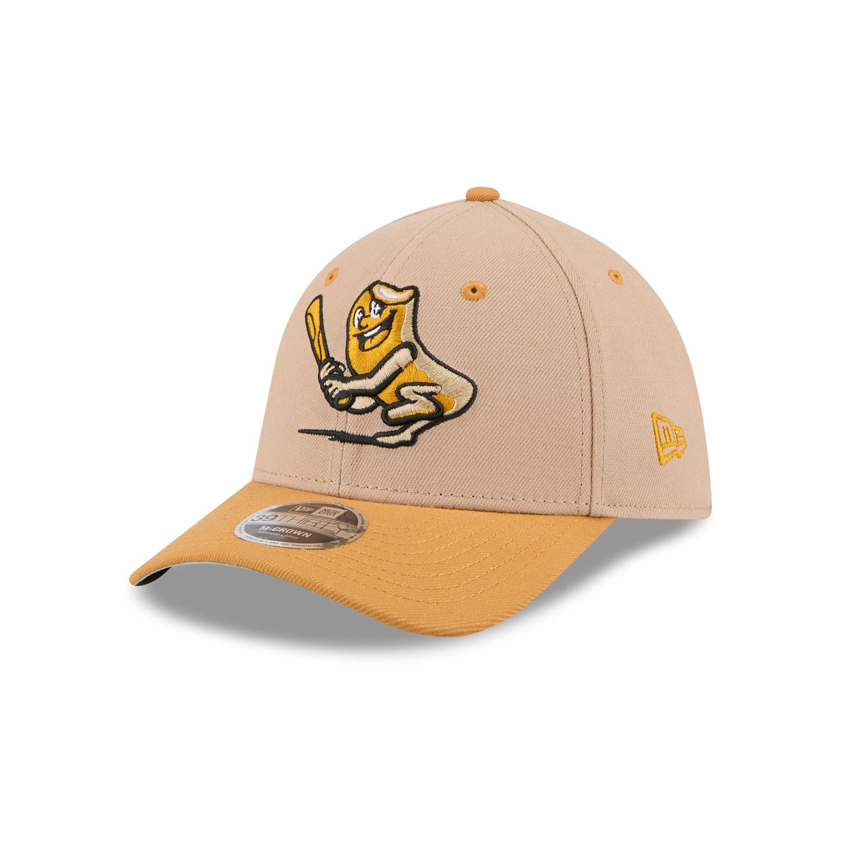 Akron RubberDucks Theme Night Beige 39THIRTY M-Crown Stretch Fit Hat