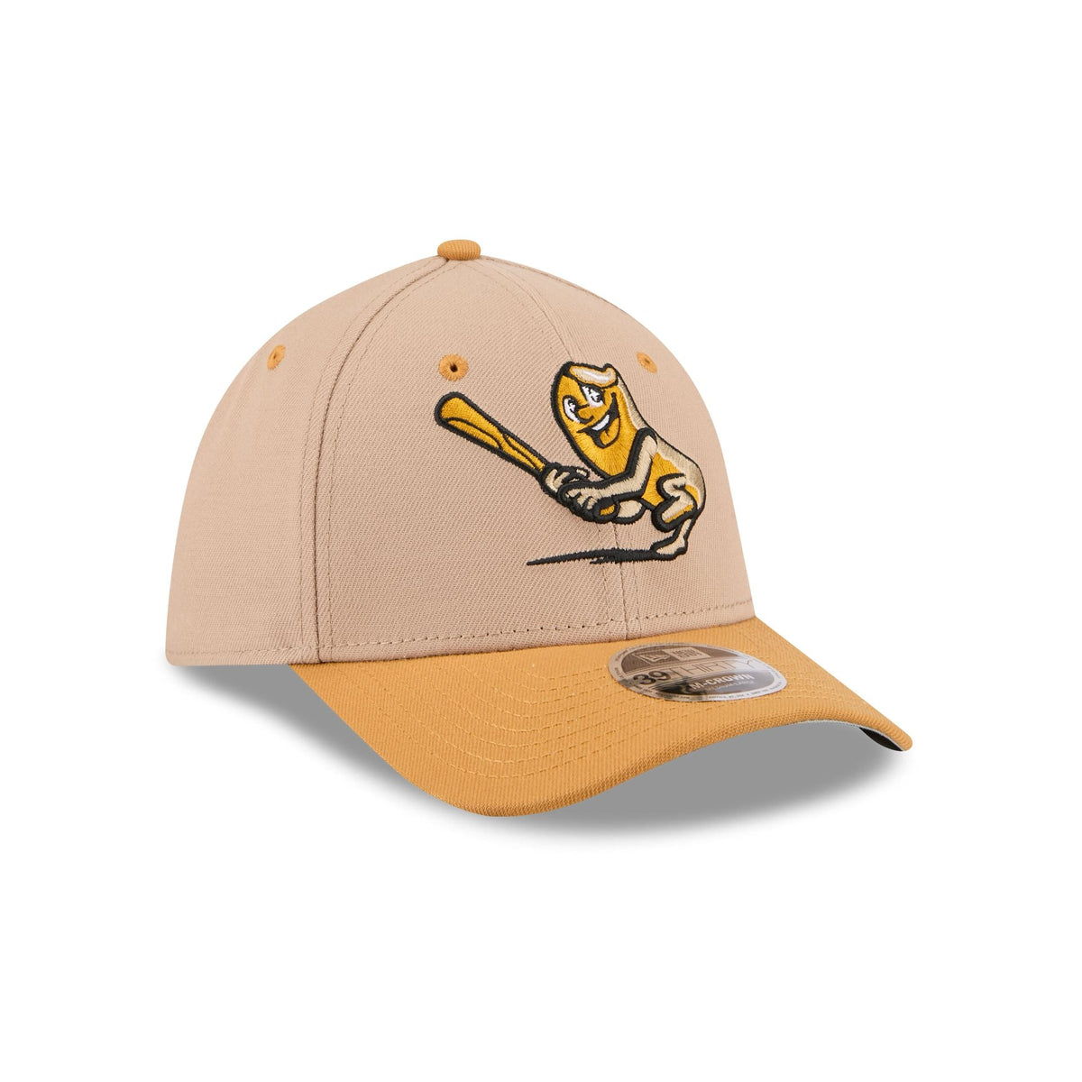 Akron RubberDucks Theme Night Beige 39THIRTY M-Crown Stretch Fit Hat