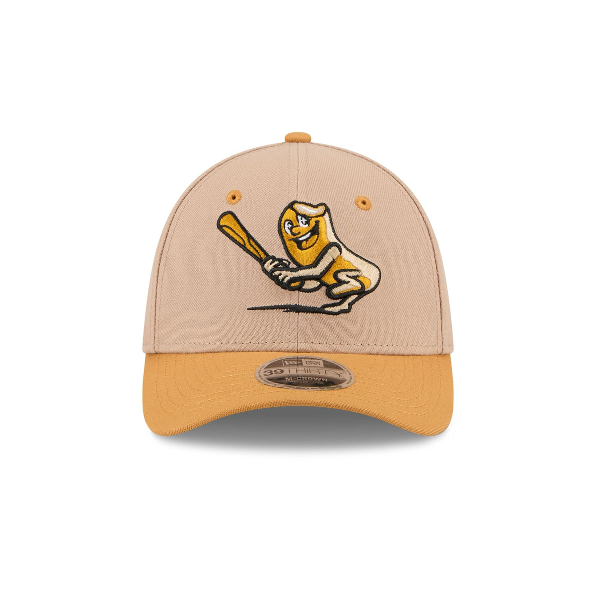 Akron RubberDucks Theme Night Beige 39THIRTY M-Crown Stretch Fit Hat