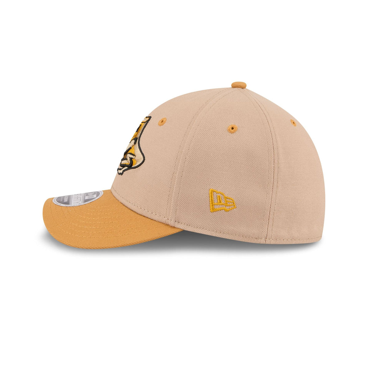 Akron RubberDucks Theme Night Beige 39THIRTY M-Crown Stretch Fit Hat