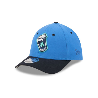 Asheville Tourists Theme Night Blue 39THIRTY M-Crown Stretch Fit Hat