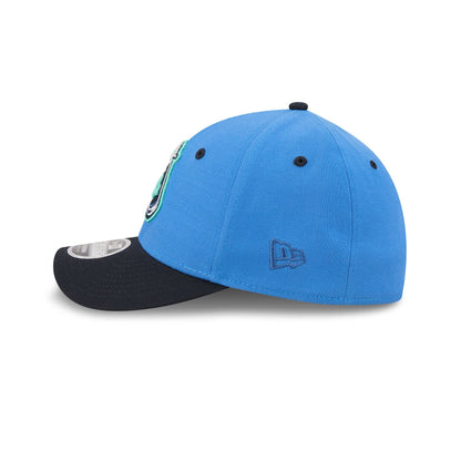 Asheville Tourists Theme Night Blue 39THIRTY M-Crown Stretch Fit Hat