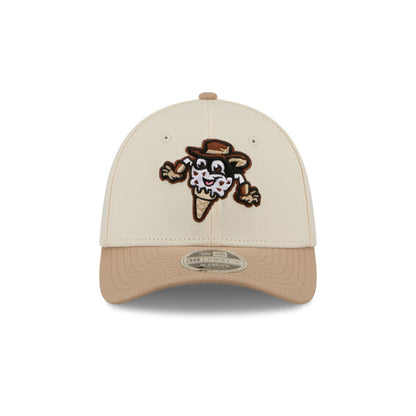 Binghamton Rumble Ponies Theme Night Beige 39THIRTY M-Crown Stretch Fit Hat