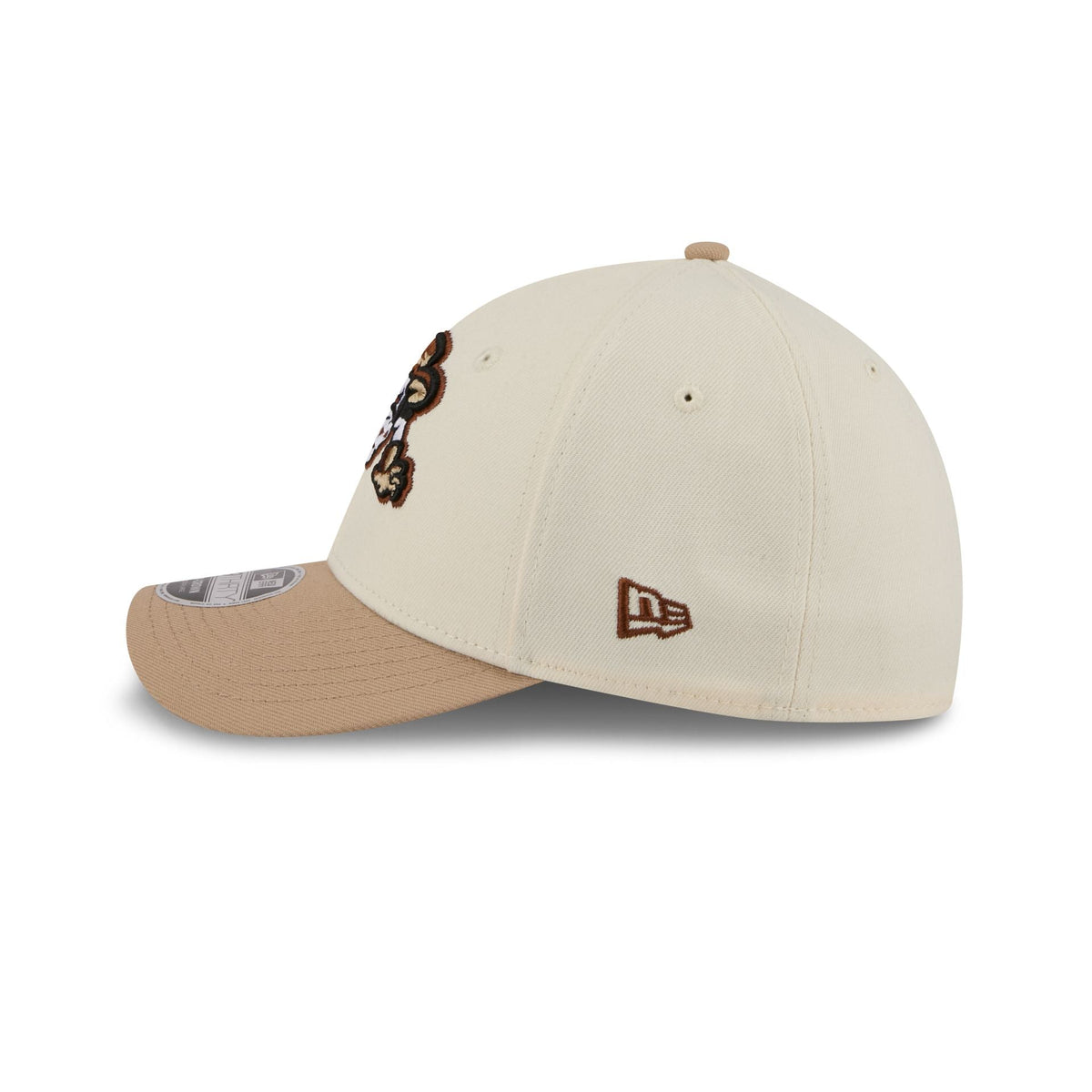 Binghamton Rumble Ponies Theme Night Beige 39THIRTY M-Crown Stretch Fit Hat