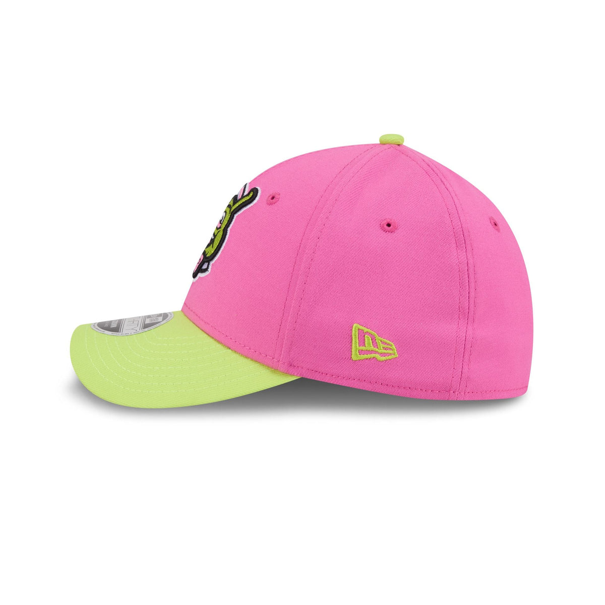 Binghamton Rumble Ponies Theme Night Pink 39THIRTY M-Crown Stretch Fit Hat
