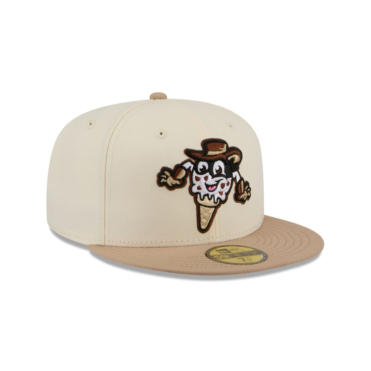 Binghamton Rumble Ponies Theme Night Beige 59FIFTY Fitted Hat