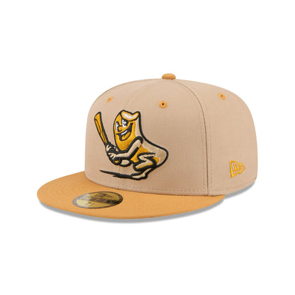 Akron RubberDucks Theme Night Beige 59FIFTY Fitted Hat