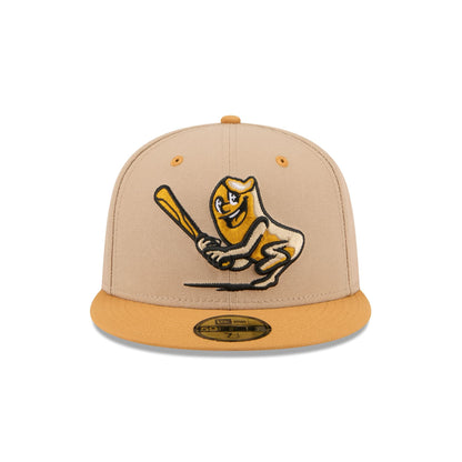 Akron RubberDucks Theme Night Beige 59FIFTY Fitted Hat