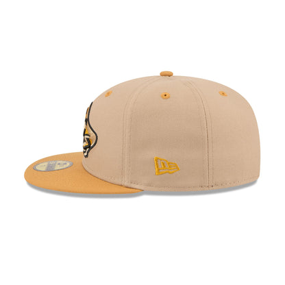 Akron RubberDucks Theme Night Beige 59FIFTY Fitted Hat