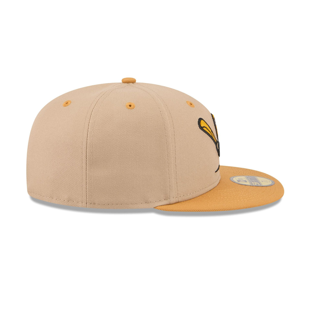 Akron RubberDucks Theme Night Beige 59FIFTY Fitted Hat