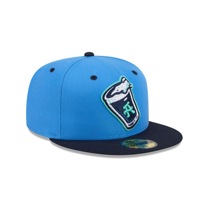 Asheville Tourists Theme Night Blue 59FIFTY Fitted Hat