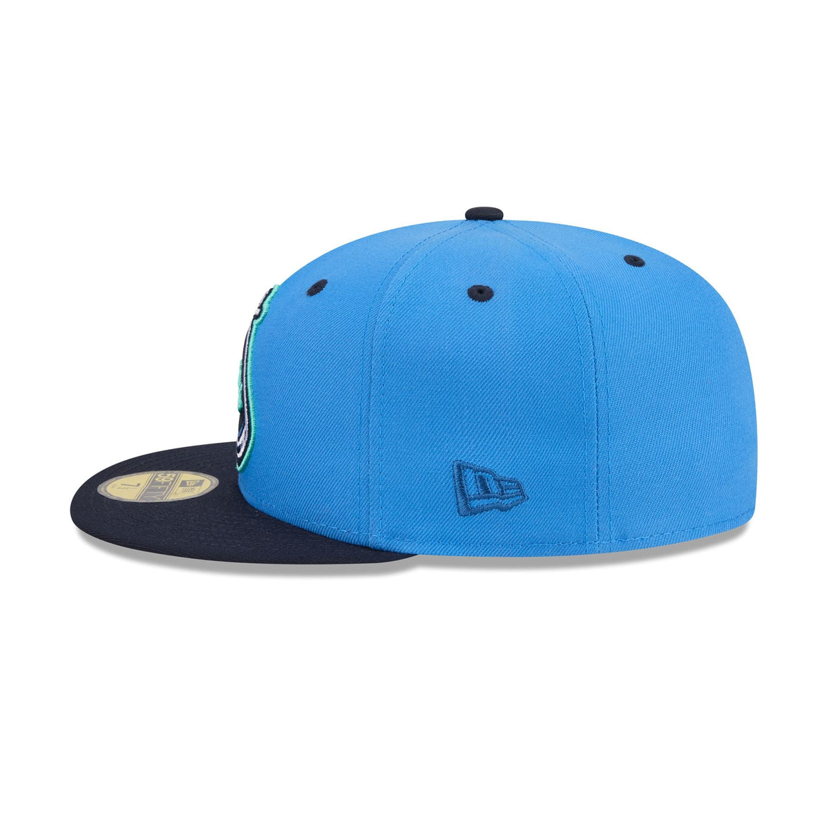Asheville Tourists Theme Night Blue 59FIFTY Fitted Hat