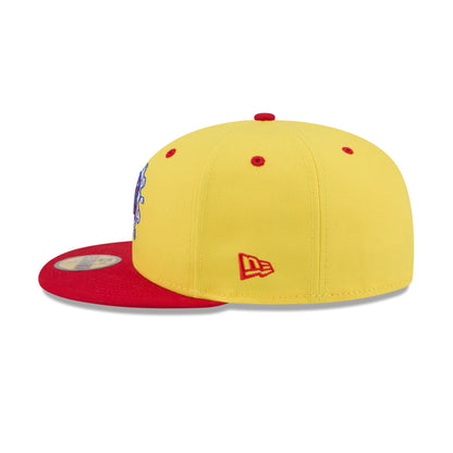 Buffalo Bisons Theme Night Yellow 59FIFTY Fitted Hat