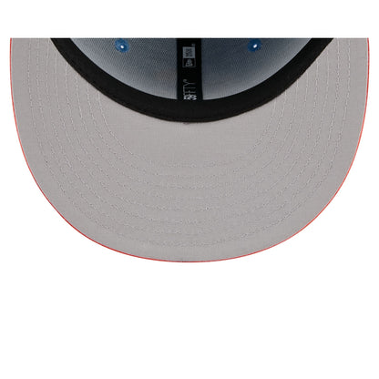 Charlotte Knights Theme Night Light Blue 59FIFTY Fitted Hat