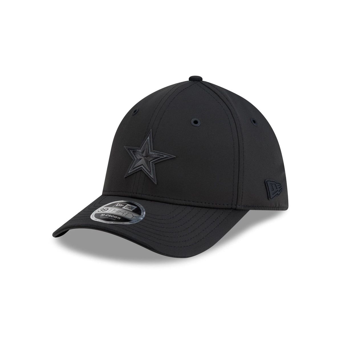 Dallas Cowboys 2026 Sideline Black 39THIRTY M-Crown Stretch Fit Hat