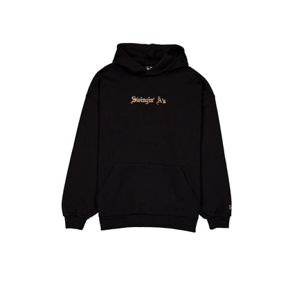 Athletics Gothic Lettering Black Hoodie