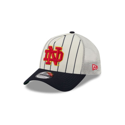 Big League Chew® x Notre Dame Fighting Irish Pinstripe 9FORTY A-Frame Trucker Hat