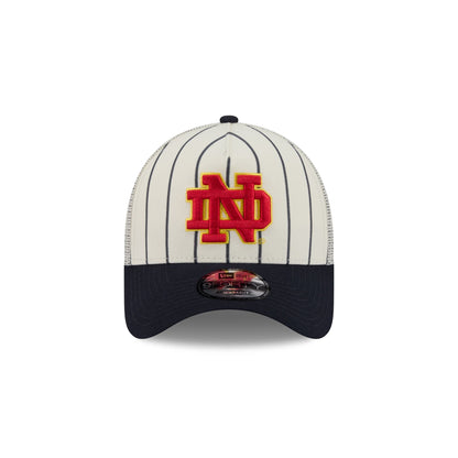 Big League Chew® x Notre Dame Fighting Irish Pinstripe 9FORTY A-Frame Trucker Hat
