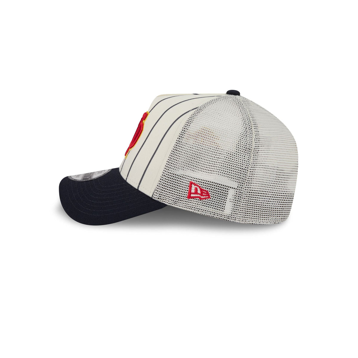 Big League Chew® x Notre Dame Fighting Irish Pinstripe 9FORTY A-Frame Trucker Hat
