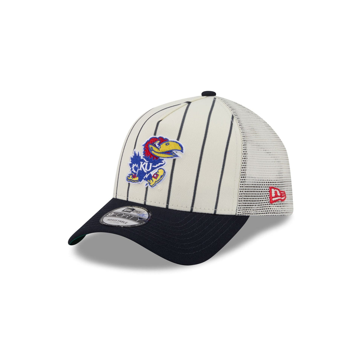Big League Chew® x Kansas Jayhawks Pinstripe 9FORTY A-Frame Trucker Hat
