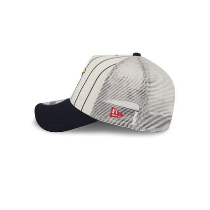 Big League Chew® x Kansas Jayhawks Pinstripe 9FORTY A-Frame Trucker Hat