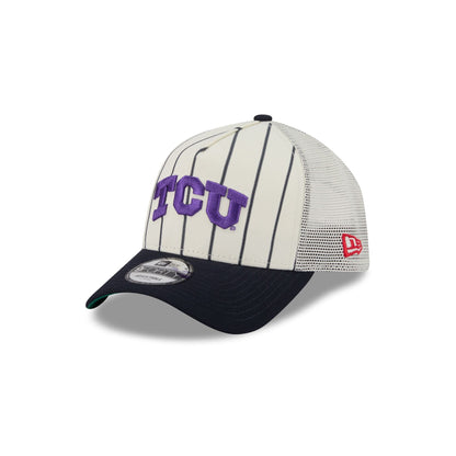 Big League Chew® x TCU Horned Frogs Pinstripe 9FORTY A-Frame Trucker Hat