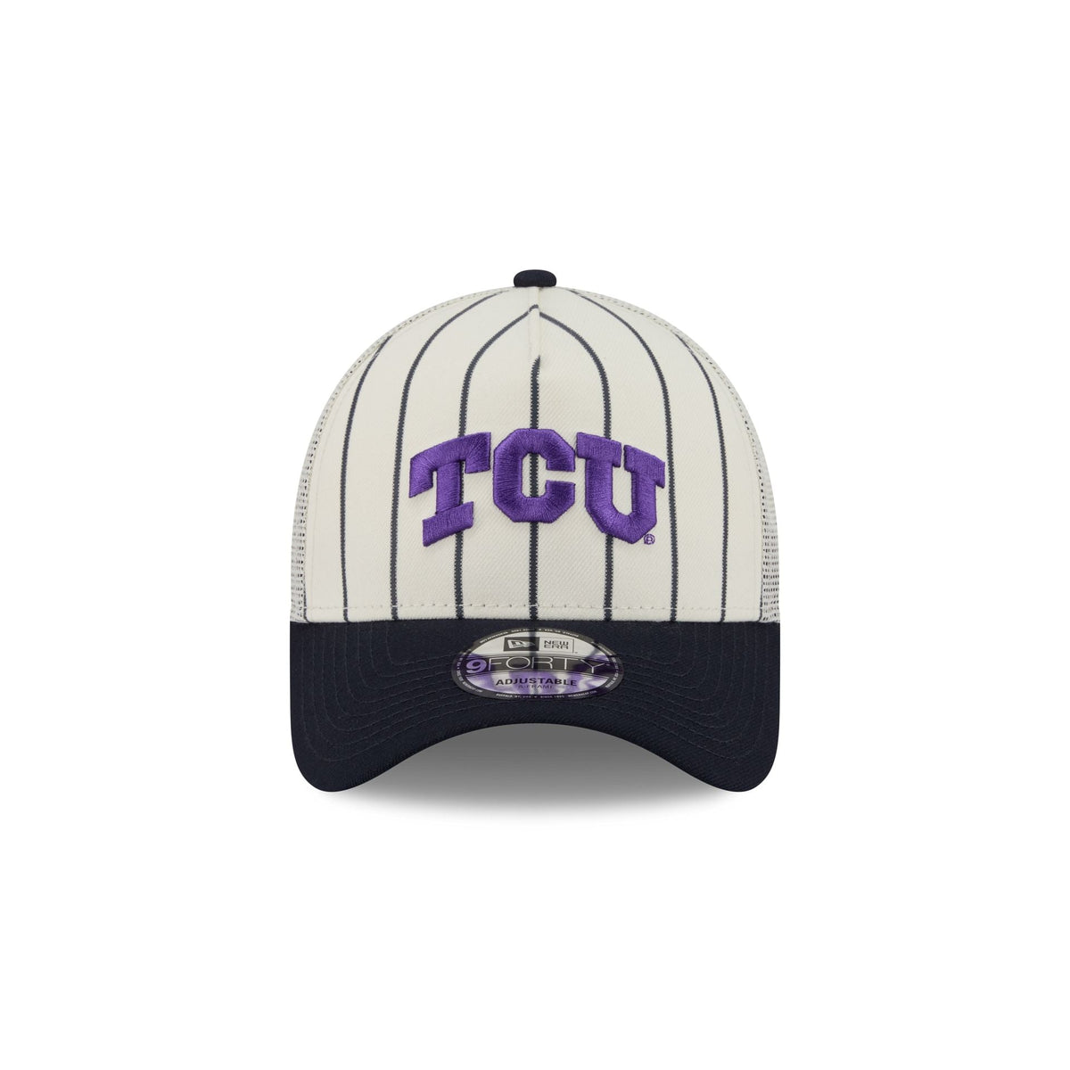 Big League Chew® x TCU Horned Frogs Pinstripe 9FORTY A-Frame Trucker Hat