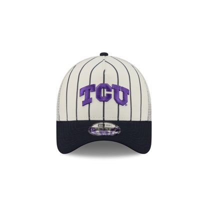 Big League Chew® x TCU Horned Frogs Pinstripe 9FORTY A-Frame Trucker Hat