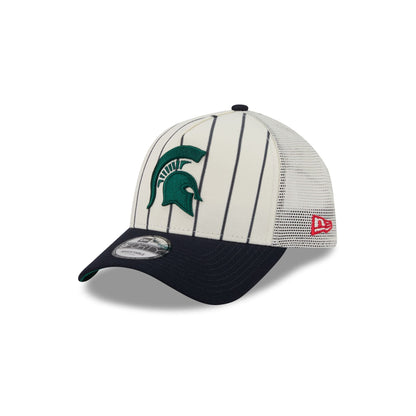 Big League Chew® x Michigan State Spartans Pinstripe 9FORTY A-Frame Trucker Hat