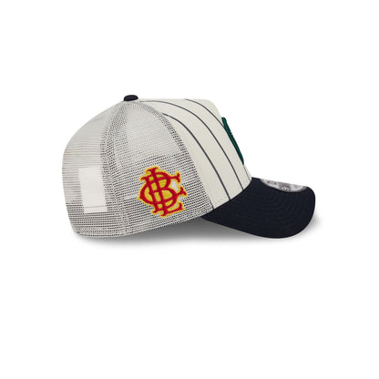 Big League Chew® x Michigan State Spartans Pinstripe 9FORTY A-Frame Trucker Hat