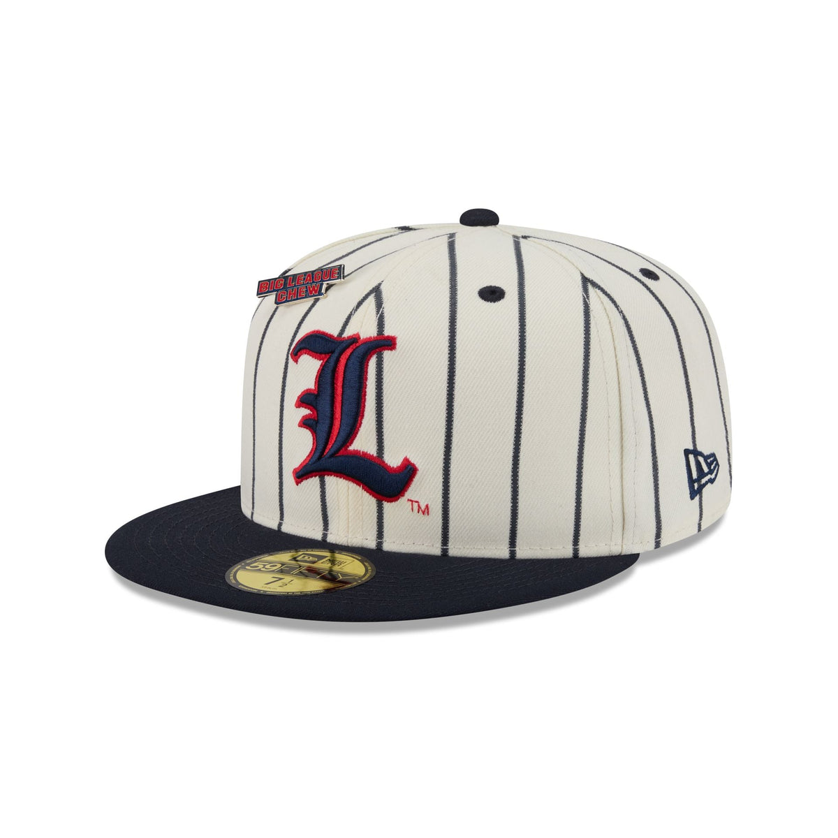 Big League Chew® x Louisville Cardinals Pinstripe 59FIFTY Fitted Hat