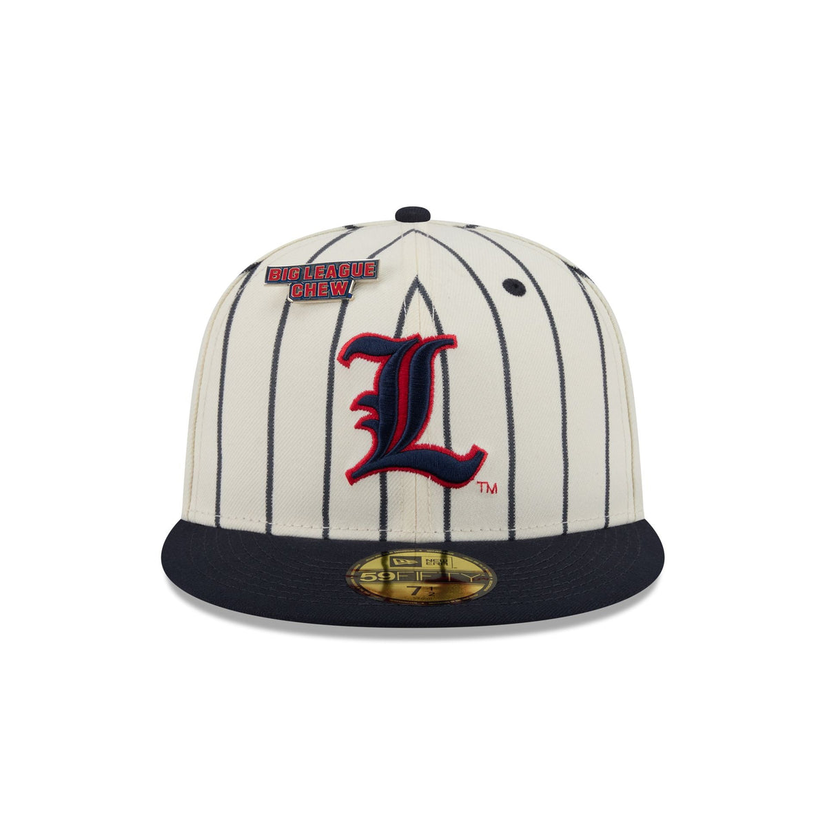 Big League Chew® x Louisville Cardinals Pinstripe 59FIFTY Fitted Hat